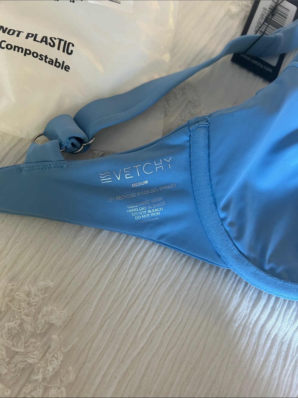 NWT Vetchy ARUBA BIKINI BABY BLUE SET - Picture 8 of 10
